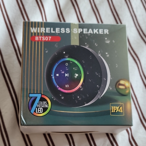 Wireless Speaker with LED Display - Black - Picture 1 of 3